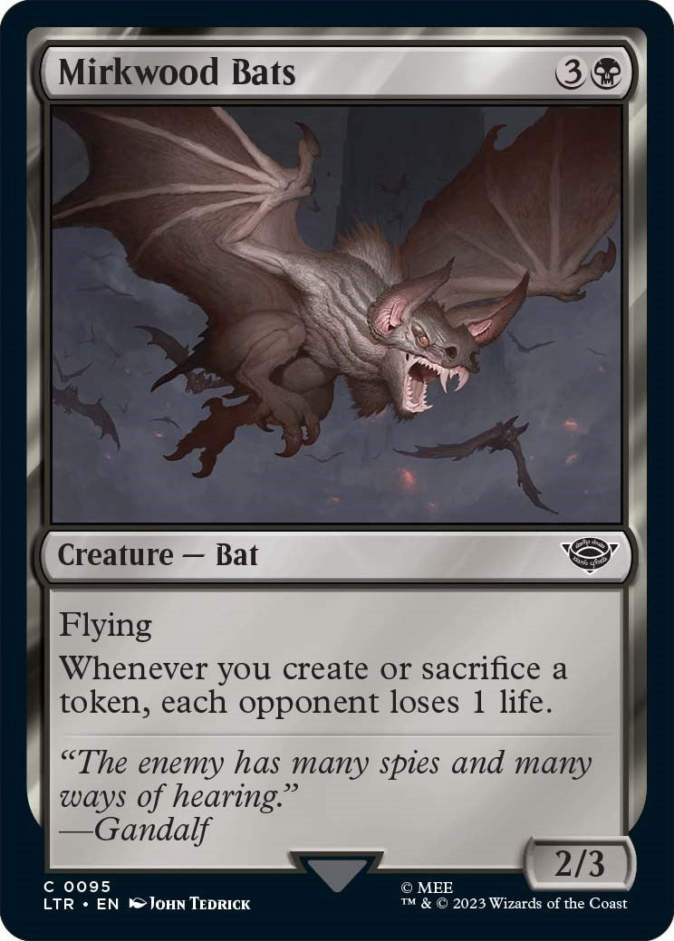 Image for Mirkwood Bats (95) [Universes Beyond: The Lord of the Rings: Tales of Middle-earth] - Magic: The Gathering