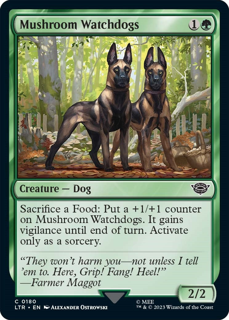 Image for Mushroom Watchdogs (180) [Universes Beyond: The Lord of the Rings: Tales of Middle-earth] - Magic: The Gathering