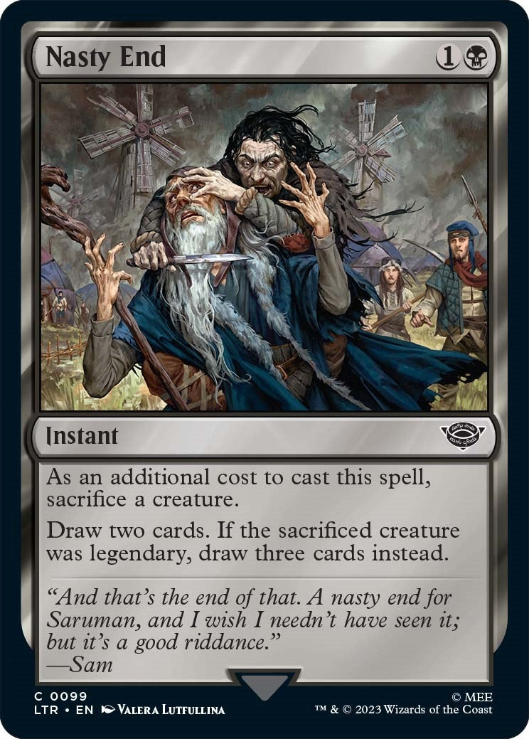 Image for Nasty End (99) [Universes Beyond: The Lord of the Rings: Tales of Middle-earth] - Magic: The Gathering