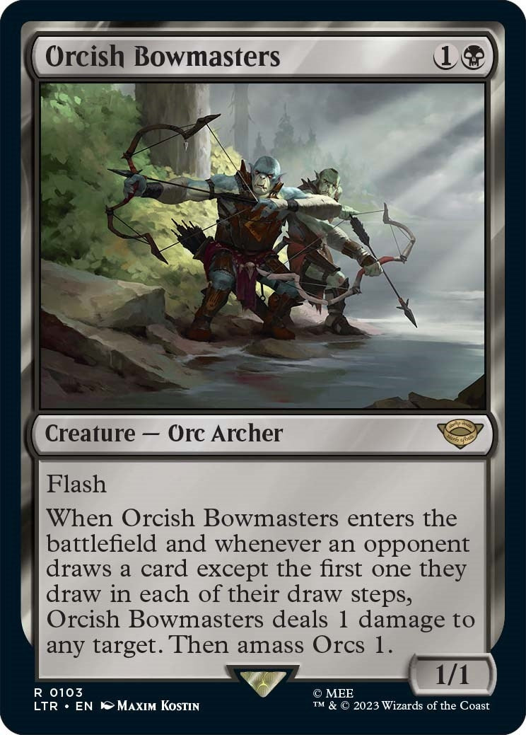 Image for Orcish Bowmasters (103) [Universes Beyond: The Lord of the Rings: Tales of Middle-earth] - Magic: The Gathering