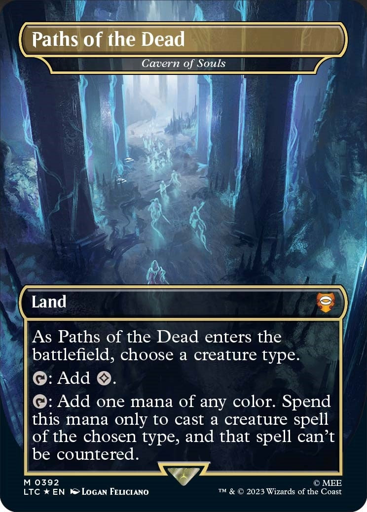 Image for Paths of the Dead - Cavern of Souls (Surge Foil) (392) [The Lord of the Rings: Tales of Middle-earth] - Magic: The Gathering
