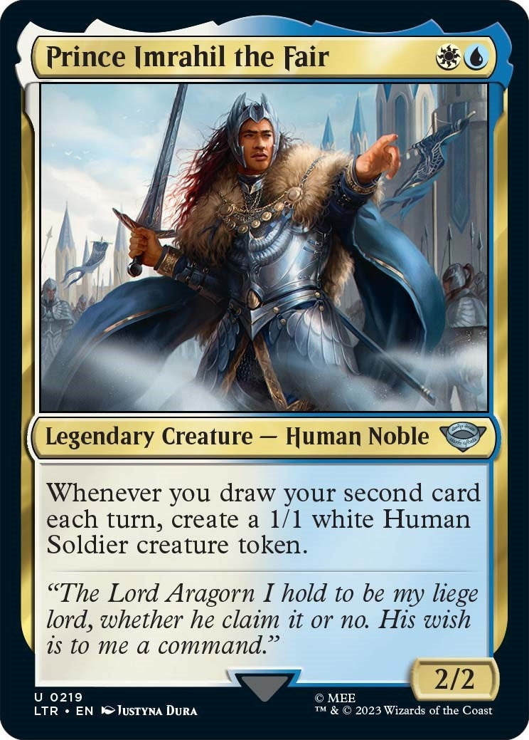 Image for Prince Imrahil the Fair (219) [Universes Beyond: The Lord of the Rings: Tales of Middle-earth] - Magic: The Gathering