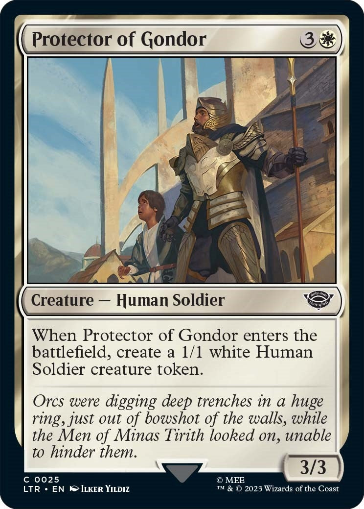 Image for Protector of Gondor (25) [Universes Beyond: The Lord of the Rings: Tales of Middle-earth] - Magic: The Gathering