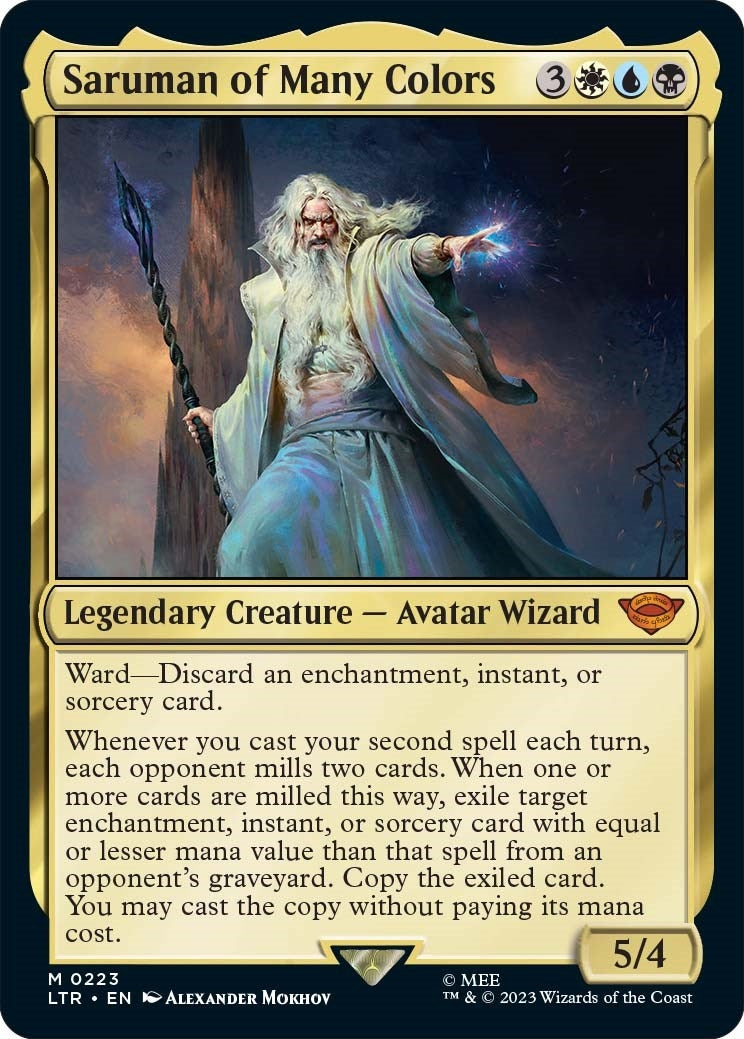 Saruman of Many Colors (223) [Universes Beyond: The Lord of the Rings: Tales of Middle-earth]