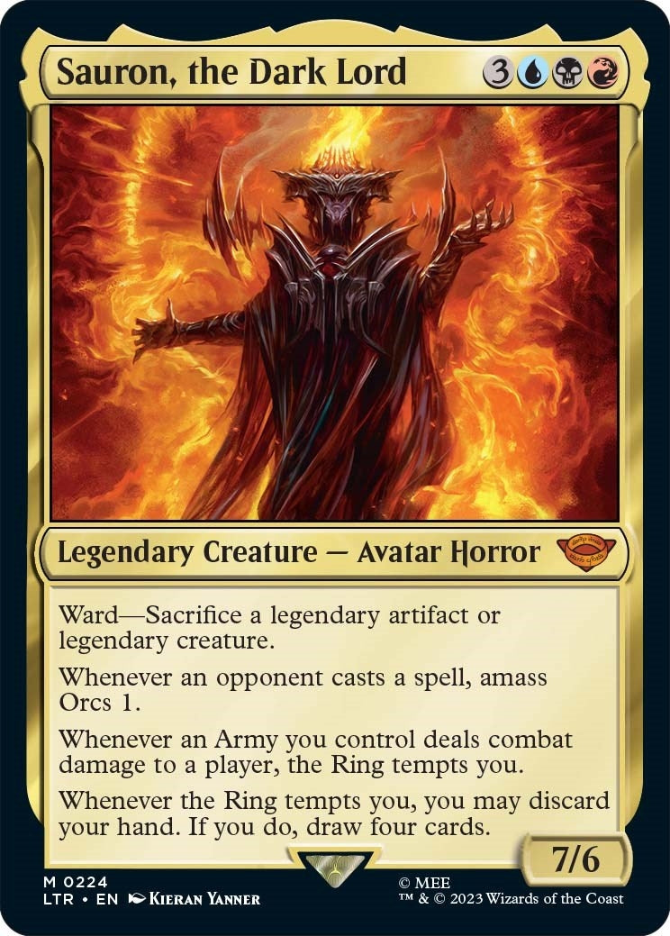 Image for Sauron, the Dark Lord (224) [Universes Beyond: The Lord of the Rings: Tales of Middle-earth] - Magic: The Gathering