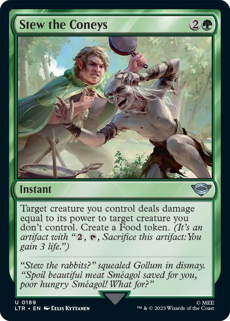 Image for Stew the Coneys (189) [Universes Beyond: The Lord of the Rings: Tales of Middle-earth] - Magic: The Gathering