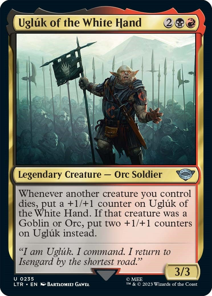 Image for Ugluk of the White Hand (235) [Universes Beyond: The Lord of the Rings: Tales of Middle-earth] - Magic: The Gathering