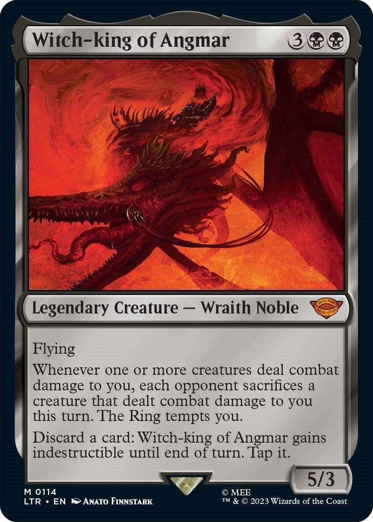 Image for Witch-king of Angmar (114) [Universes Beyond: The Lord of the Rings: Tales of Middle-earth] - Magic: The Gathering