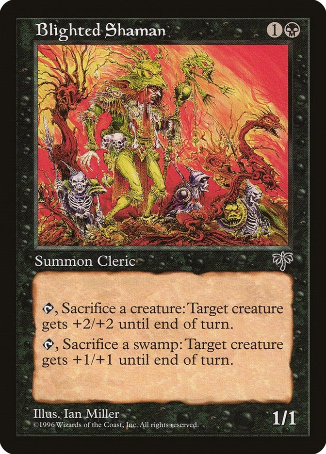 Image for Blighted Shaman [Mirage] - Magic: The Gathering