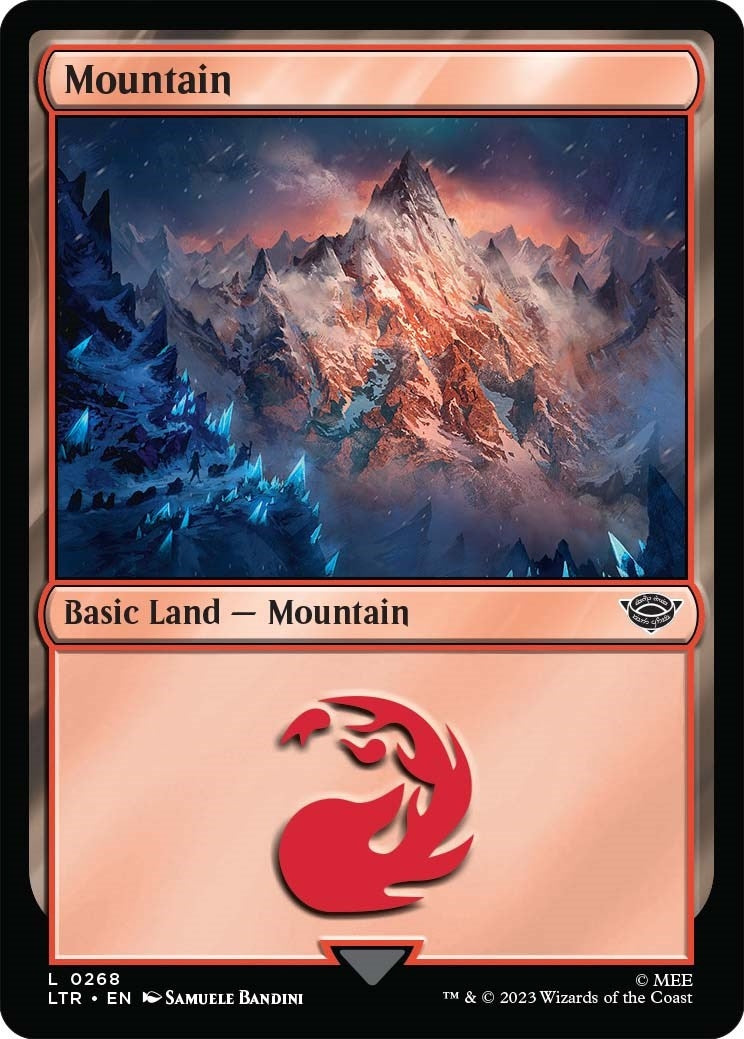Image for Mountain (0268) (268) [Universes Beyond: The Lord of the Rings: Tales of Middle-earth] - Magic: The Gathering