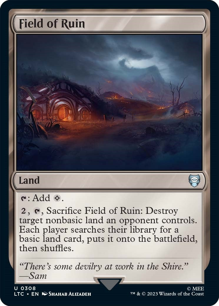 Image for Field of Ruin (308) [The Lord of the Rings: Tales of Middle-earth] - Magic: The Gathering