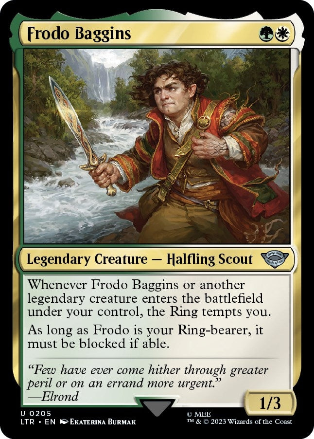 Image for Frodo Baggins (205) [Universes Beyond: The Lord of the Rings: Tales of Middle-earth] - Magic: The Gathering