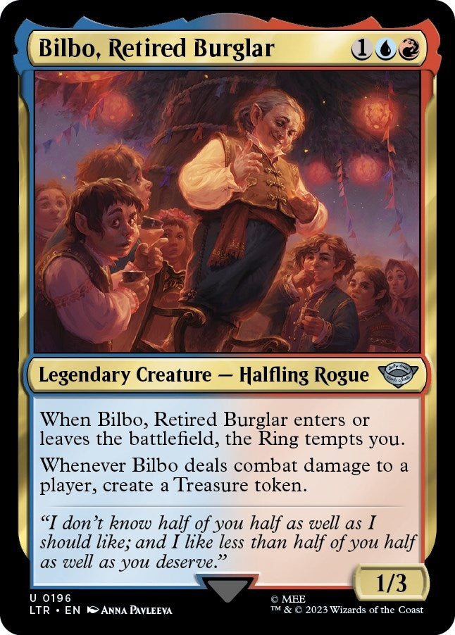 Bilbo, Retired Burglar (196) [Universes Beyond: The Lord of the Rings: Tales of Middle-earth]