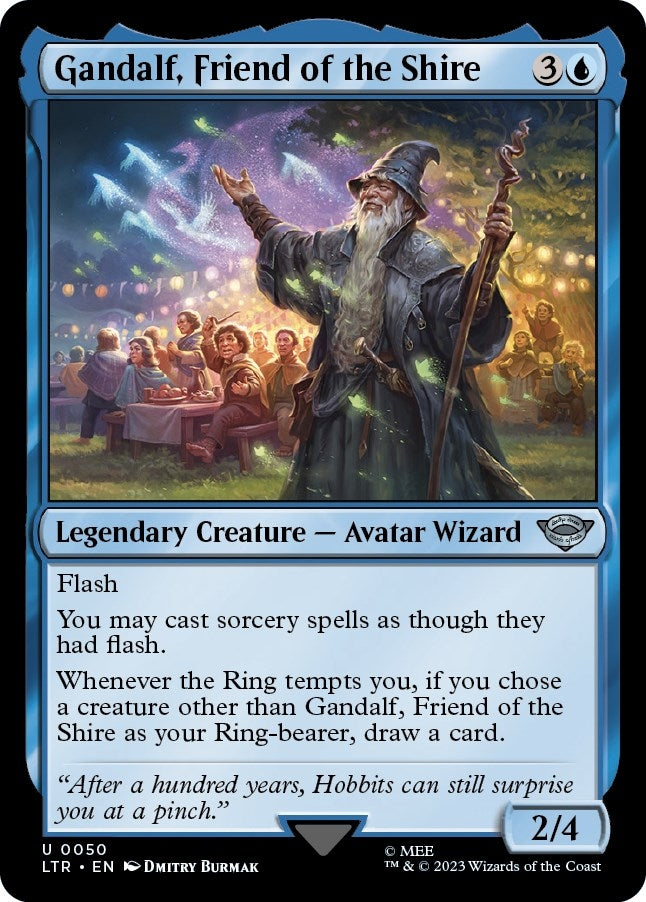 Image for Gandalf, Friend of the Shire (50) [Universes Beyond: The Lord of the Rings: Tales of Middle-earth] - Magic: The Gathering
