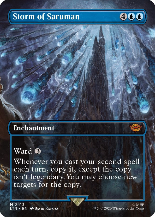 Image for Storm of Saruman (Borderless) (413) [Universes Beyond: The Lord of the Rings: Tales of Middle-earth] - Magic: The Gathering