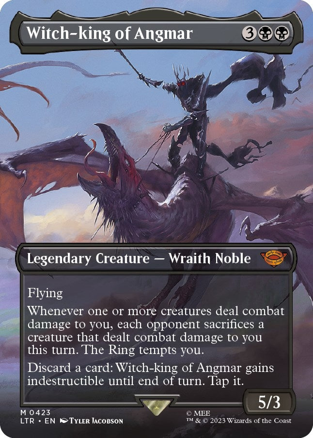 Image for Witch-king of Angmar (Borderless) (423) [Universes Beyond: The Lord of the Rings: Tales of Middle-earth] - Magic: The Gathering