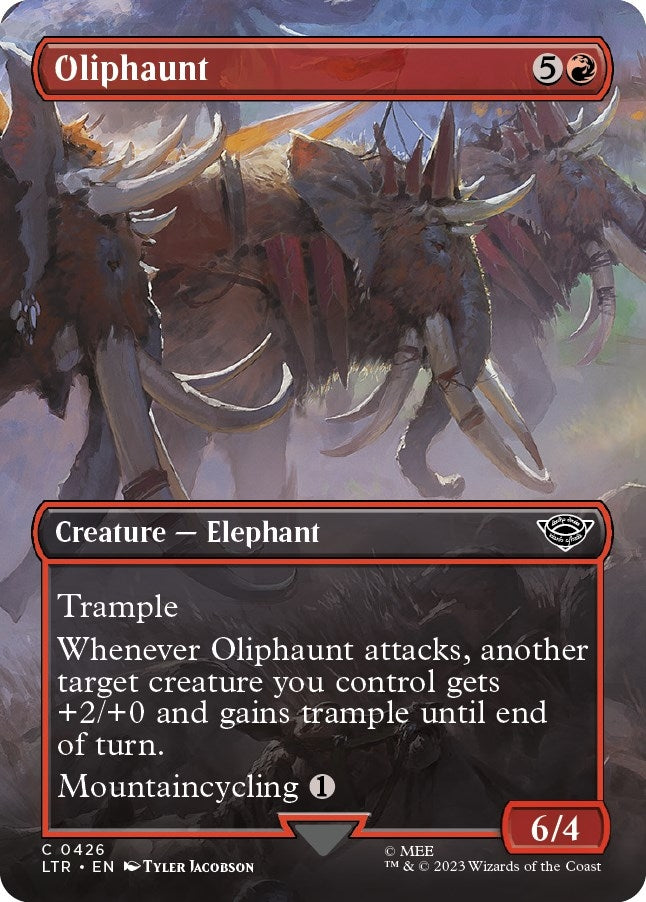 Image for Oliphaunt (Borderless) (426) [Universes Beyond: The Lord of the Rings: Tales of Middle-earth] - Magic: The Gathering