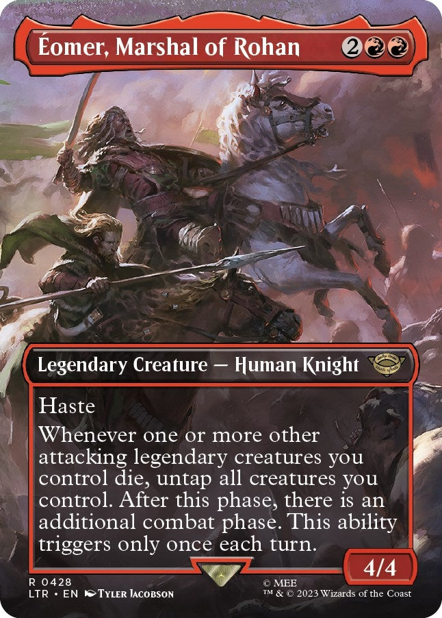 Image for Eomer, Marshal of Rohan (Borderless) (428) [Universes Beyond: The Lord of the Rings: Tales of Middle-earth] - Magic: The Gathering