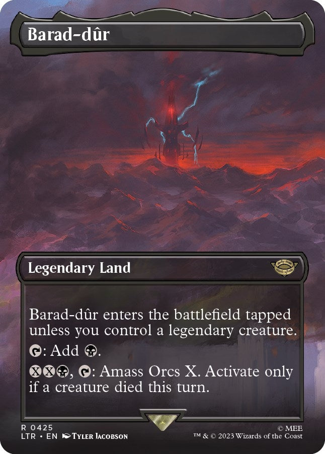 Image for Barad-dur (0425) (Borderless) (425) [Universes Beyond: The Lord of the Rings: Tales of Middle-earth] - Magic: The Gathering