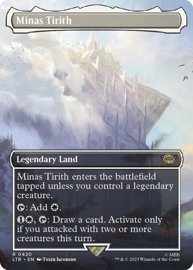 Image for Minas Tirith (0420) (Borderless) (420) [Universes Beyond: The Lord of the Rings: Tales of Middle-earth] - Magic: The Gathering
