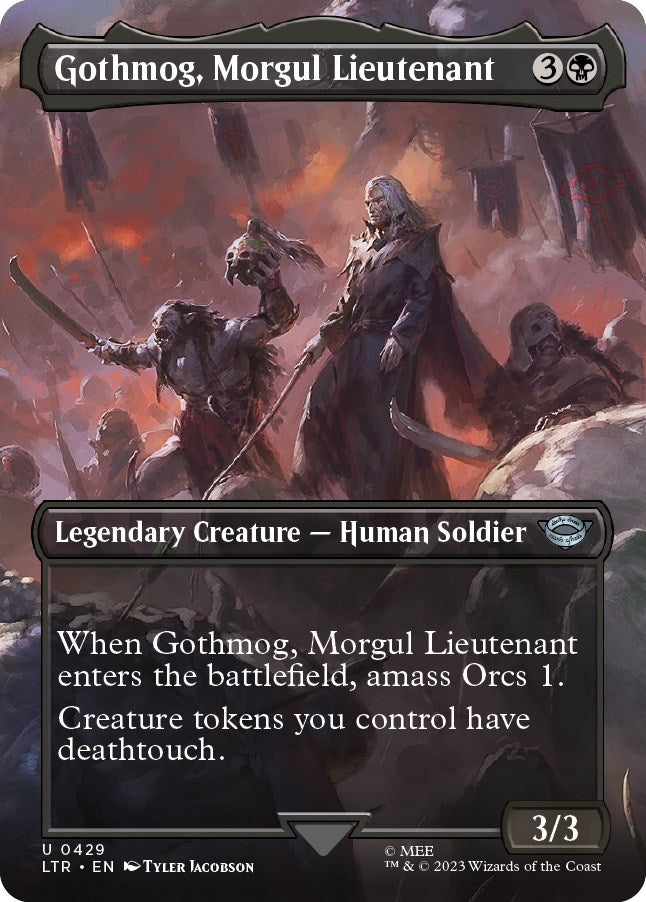 Image for Gothmog, Morgul Lieutenant (Borderless) (429) [Universes Beyond: The Lord of the Rings: Tales of Middle-earth] - Magic: The Gathering