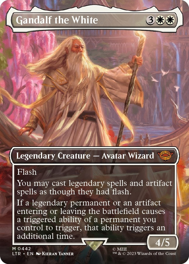Image for Gandalf the White (Borderless) (442) [Universes Beyond: The Lord of the Rings: Tales of Middle-earth] - Magic: The Gathering