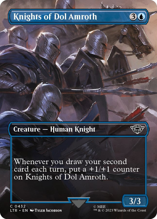 Image for Knights of Dol Amroth (Borderless) (432) [Universes Beyond: The Lord of the Rings: Tales of Middle-earth] - Magic: The Gathering