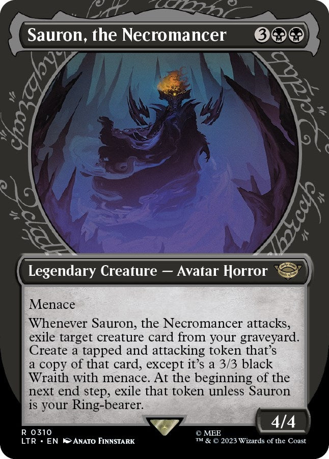 Image for Sauron, the Necromancer (Showcase) (310) [Universes Beyond: The Lord of the Rings: Tales of Middle-earth] - Magic: The Gathering