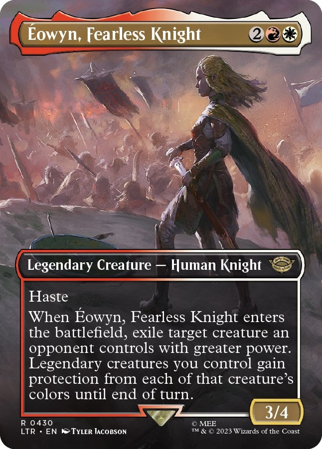 Image for Eowyn, Fearless Knight (Borderless) (430) [Universes Beyond: The Lord of the Rings: Tales of Middle-earth] - Magic: The Gathering