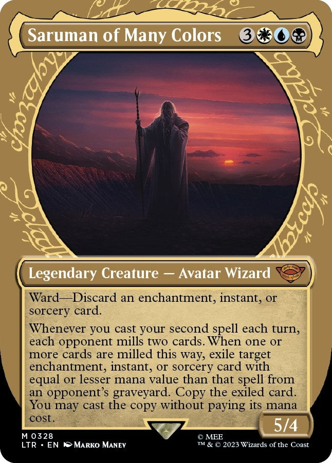 Image for Saruman of Many Colors (Showcase) (328) [Universes Beyond: The Lord of the Rings: Tales of Middle-earth] - Magic: The Gathering