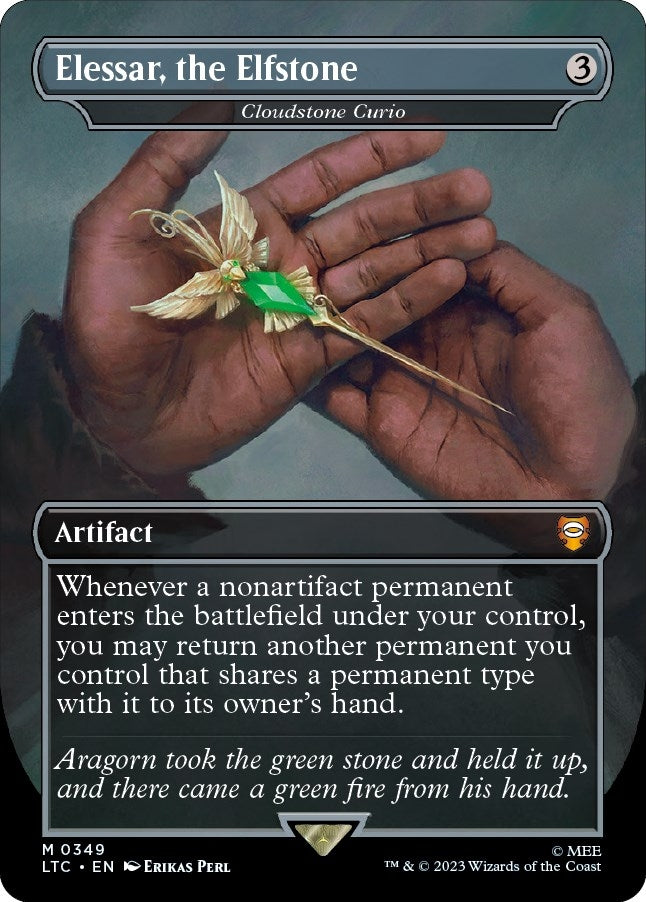 Image for Elessar, the Elfstone - Cloudstone Curio (349) [The Lord of the Rings: Tales of Middle-earth] - Magic: The Gathering