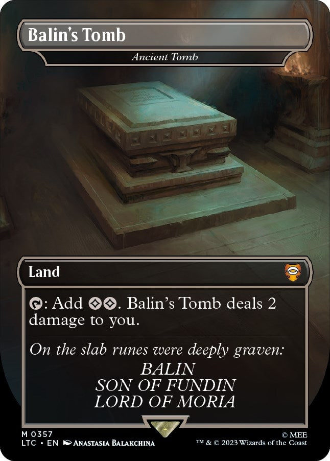 Image for Balin's Tomb - Ancient Tomb (357) [The Lord of the Rings: Tales of Middle-earth] - Magic: The Gathering