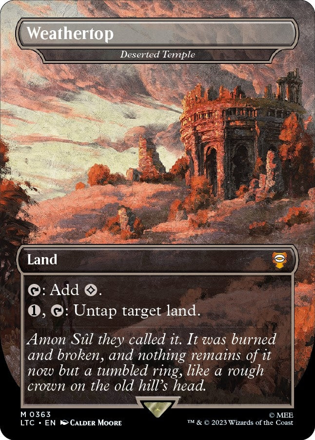 Image for Weathertop - Deserted Temple (363) [The Lord of the Rings: Tales of Middle-earth] - Magic: The Gathering