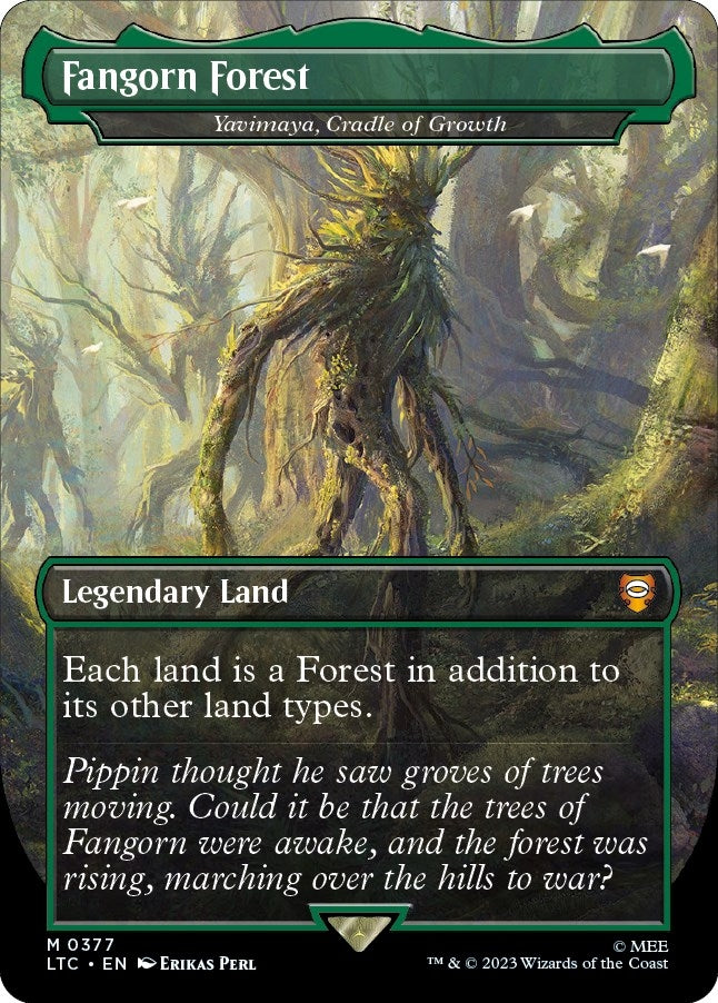 Image for Fangorn Forest - Yavimaya, Cradle of Growth (377) [The Lord of the Rings: Tales of Middle-earth] - Magic: The Gathering