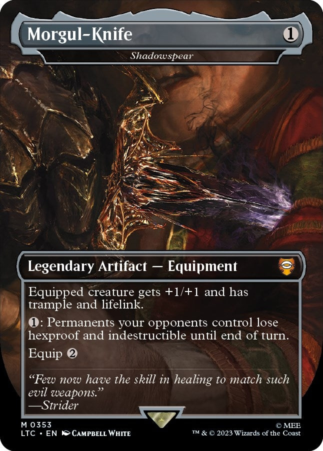 Image for Morgul-Knife - Shadowspear (353) [The Lord of the Rings: Tales of Middle-earth] - Magic: The Gathering