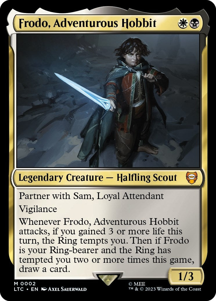 Image for Frodo, Adventurous Hobbit (2) [The Lord of the Rings: Tales of Middle-earth] - Magic: The Gathering