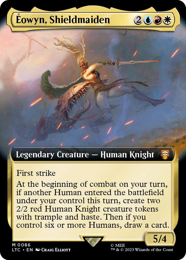 Image for Eowyn, Shieldmaiden (Extended Art) (86) [The Lord of the Rings: Tales of Middle-earth] - Magic: The Gathering