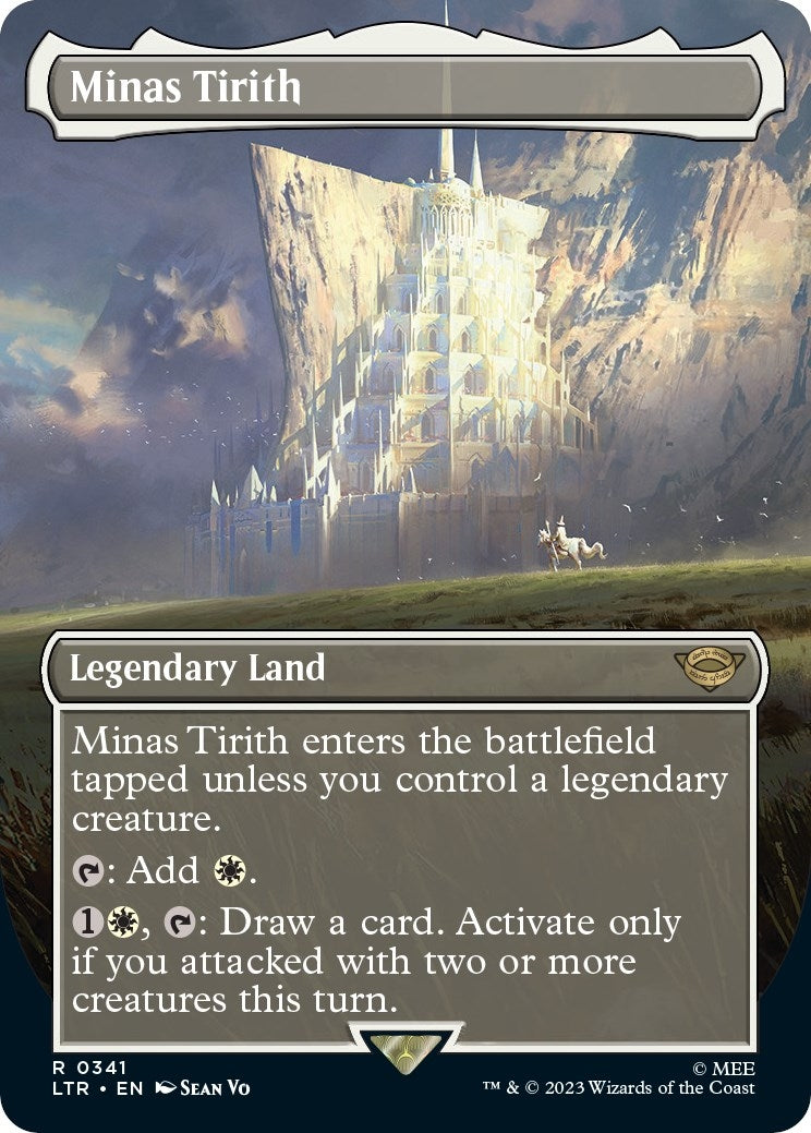 Image for Minas Tirith (0341) (Borderless) (341) [Universes Beyond: The Lord of the Rings: Tales of Middle-earth] - Magic: The Gathering