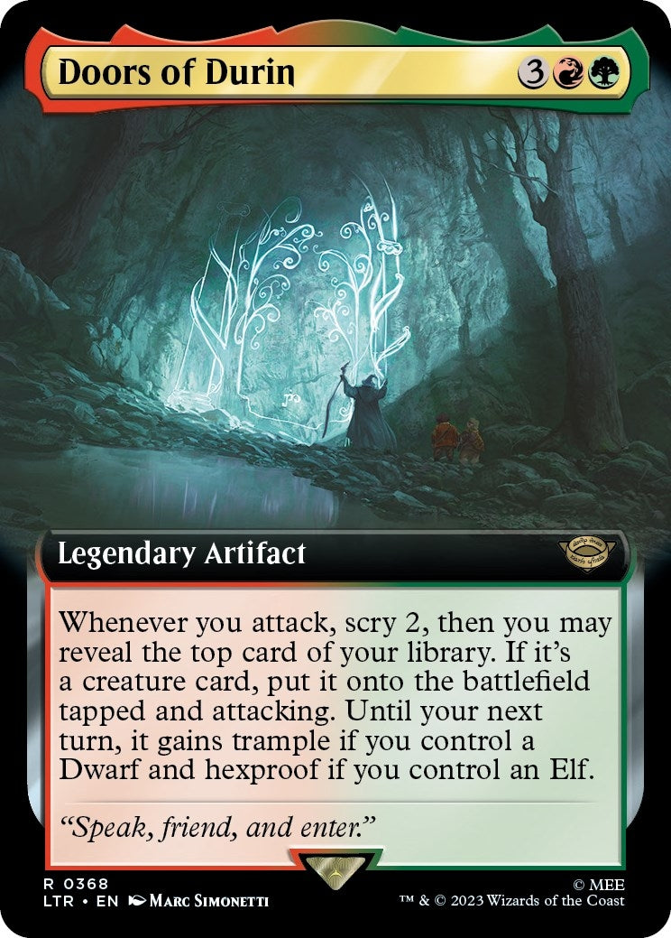 Image for Doors of Durin (Extended Art) (368) [Universes Beyond: The Lord of the Rings: Tales of Middle-earth] - Magic: The Gathering