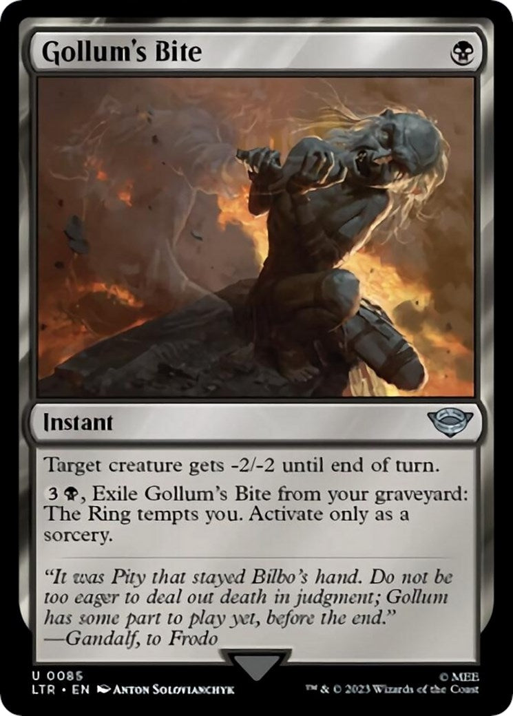 Image for Gollum's Bite (85) [Universes Beyond: The Lord of the Rings: Tales of Middle-earth] - Magic: The Gathering