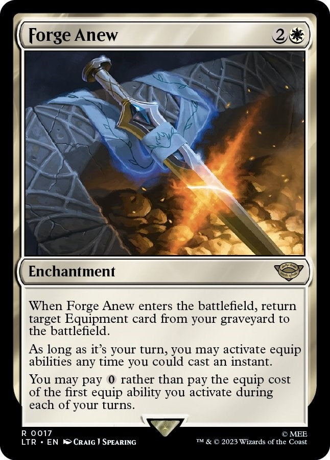 Image for Forge Anew (17) [Universes Beyond: The Lord of the Rings: Tales of Middle-earth] - Magic: The Gathering