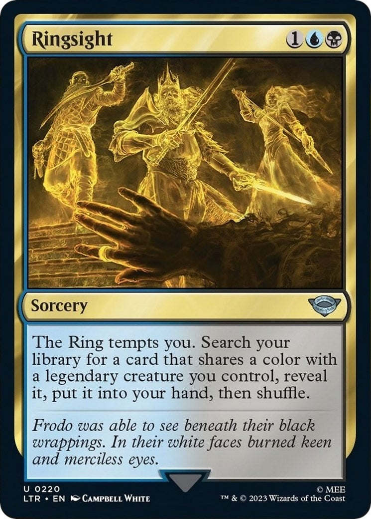 Image for Ringsight (220) [Universes Beyond: The Lord of the Rings: Tales of Middle-earth] - Magic: The Gathering