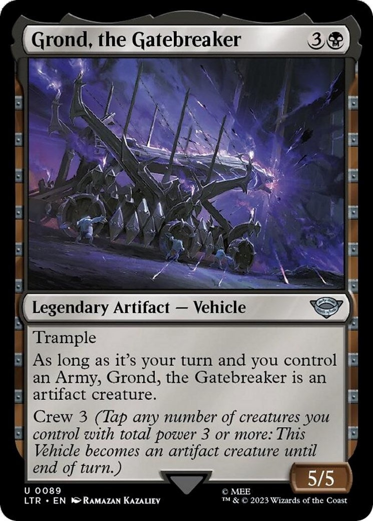 Image for Grond, the Gatebreaker (89) [Universes Beyond: The Lord of the Rings: Tales of Middle-earth] - Magic: The Gathering