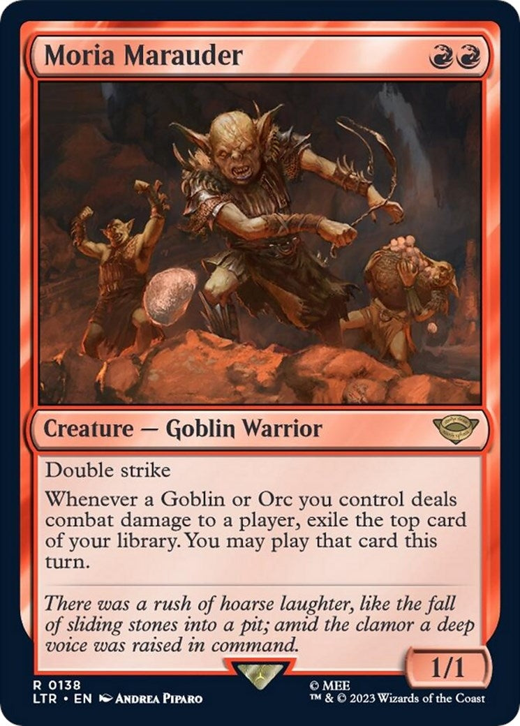 Image for Moria Marauder (138) [Universes Beyond: The Lord of the Rings: Tales of Middle-earth] - Magic: The Gathering
