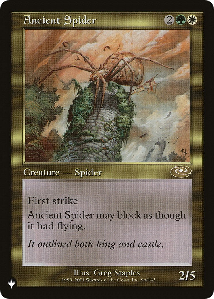 Image for Ancient Spider (96/143) [The List Reprints] - Magic: The Gathering