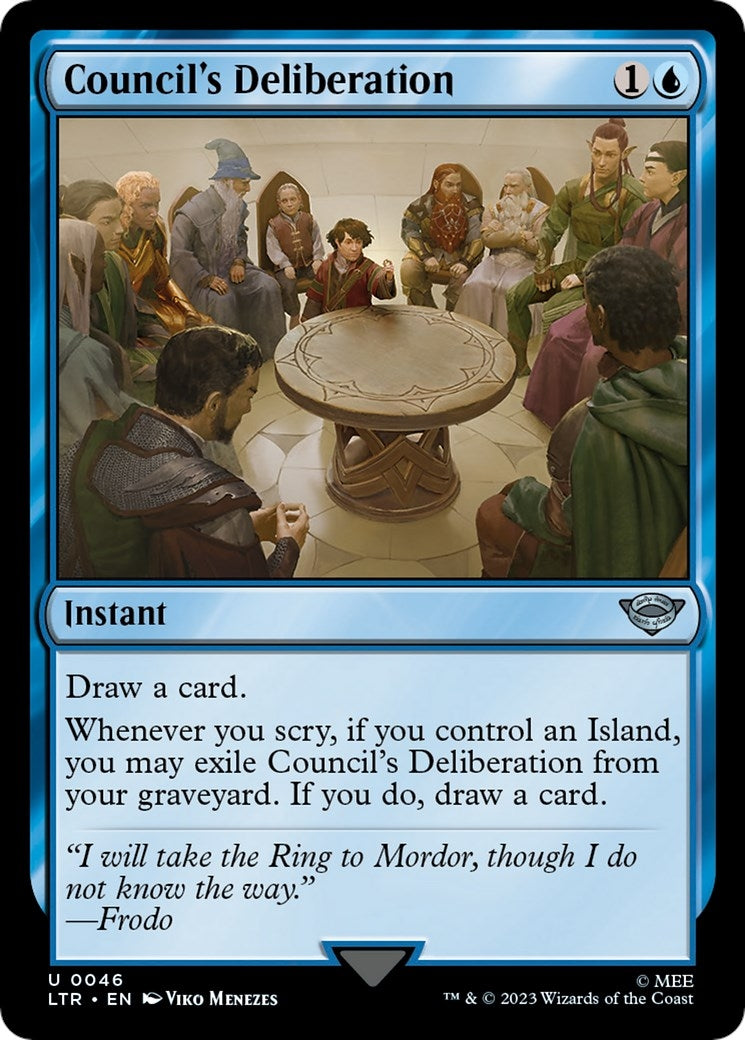 Image for Council's Deliberation (46) [Universes Beyond: The Lord of the Rings: Tales of Middle-earth] - Magic: The Gathering