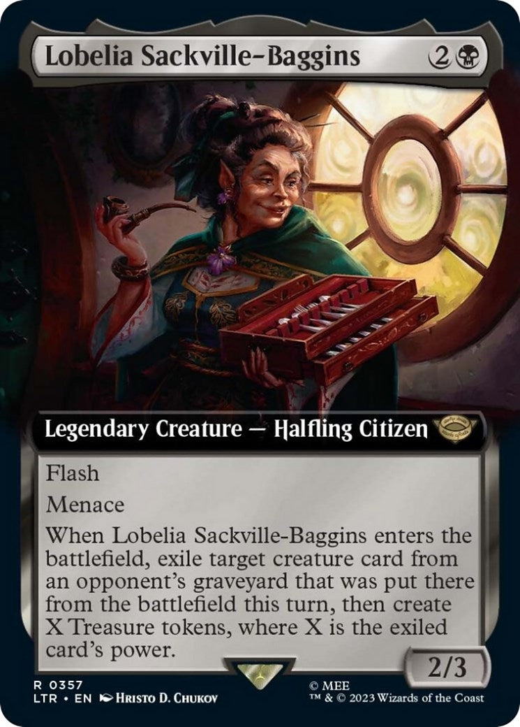 Image for Lobelia Sackville-Baggins (Extended Art) (357) [Universes Beyond: The Lord of the Rings: Tales of Middle-earth] - Magic: The Gathering