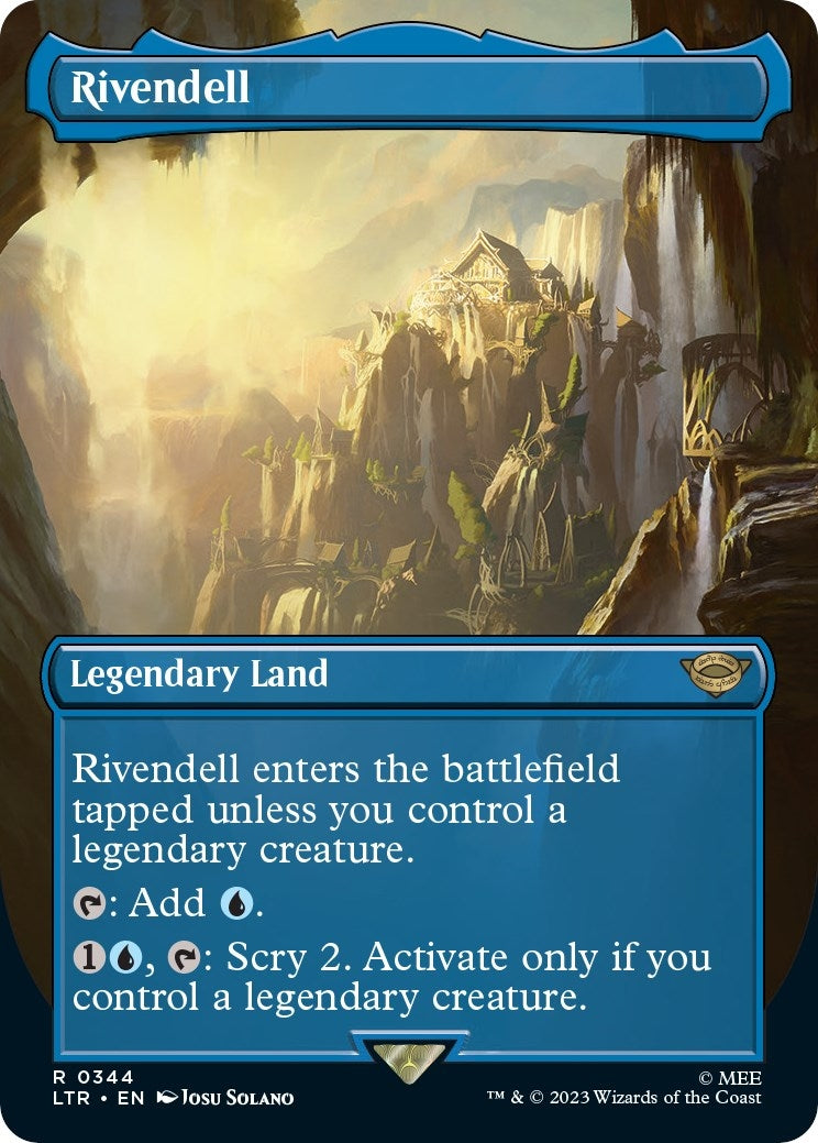 Image for Rivendell (Borderless) (344) [Universes Beyond: The Lord of the Rings: Tales of Middle-earth] - Magic: The Gathering
