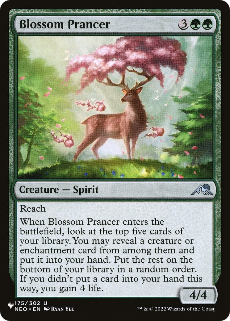 Image for Blossom Prancer (175/302) [The List Reprints] - Magic: The Gathering