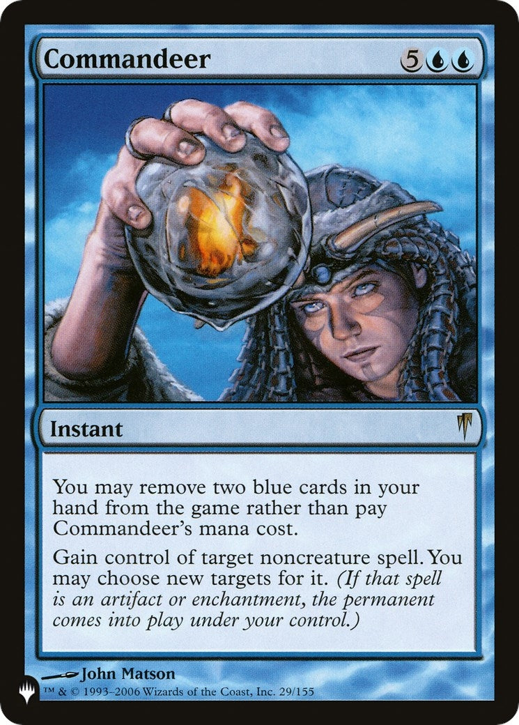 Image for Commandeer (29/155) [The List Reprints] - Magic: The Gathering